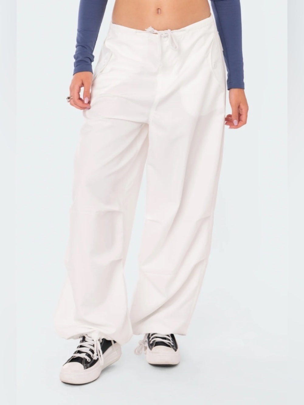 Edikted Parker Nylon Cargo Pants